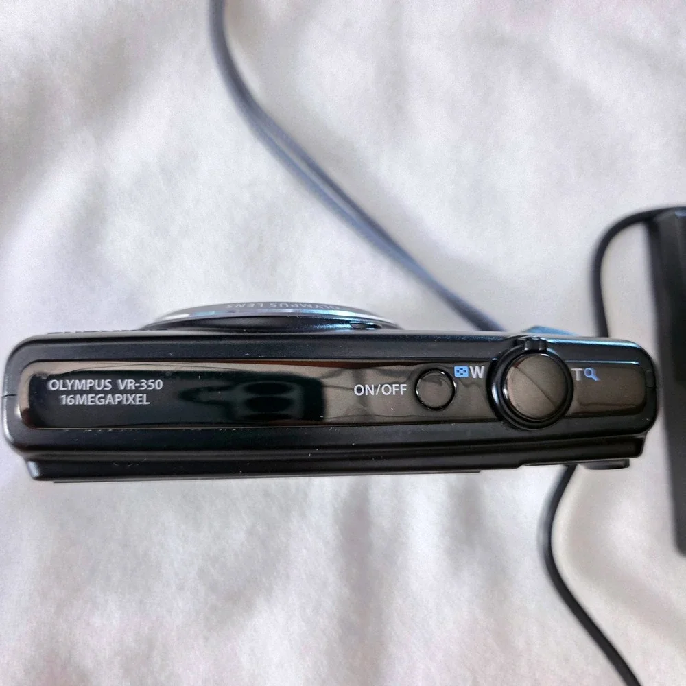 Olympus VR-350 Digital Camera 16MP 10x Zoom Black Compact Point and Shoot